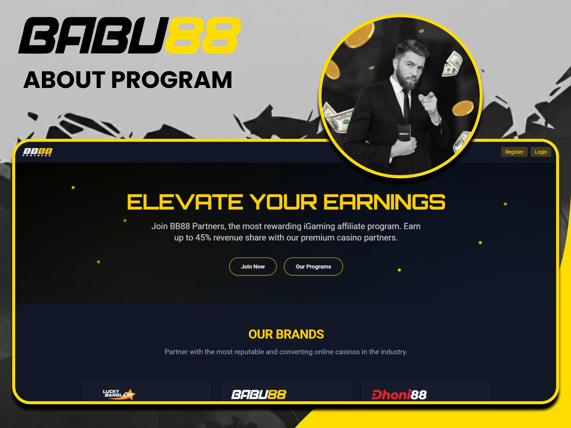 Learn about the Babu88 partner program.