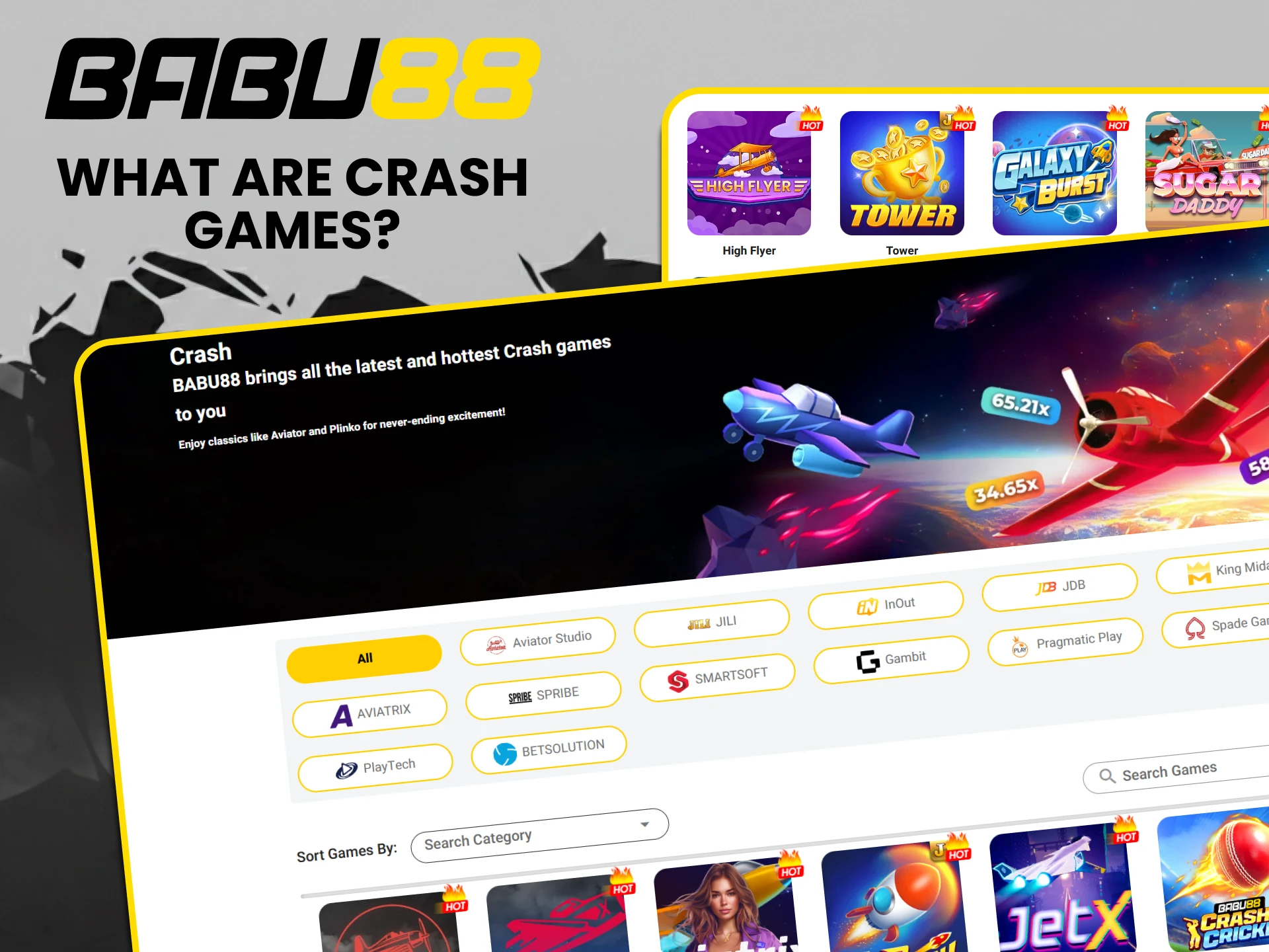 We'll tell you about crash games from Babu88.