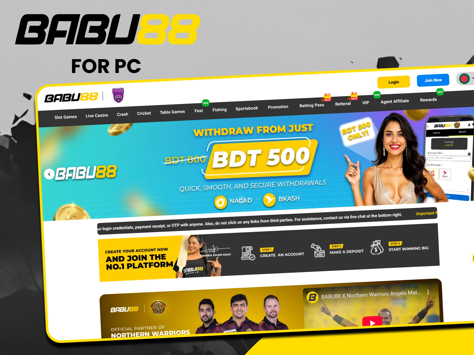 Use Babu88 for PC.