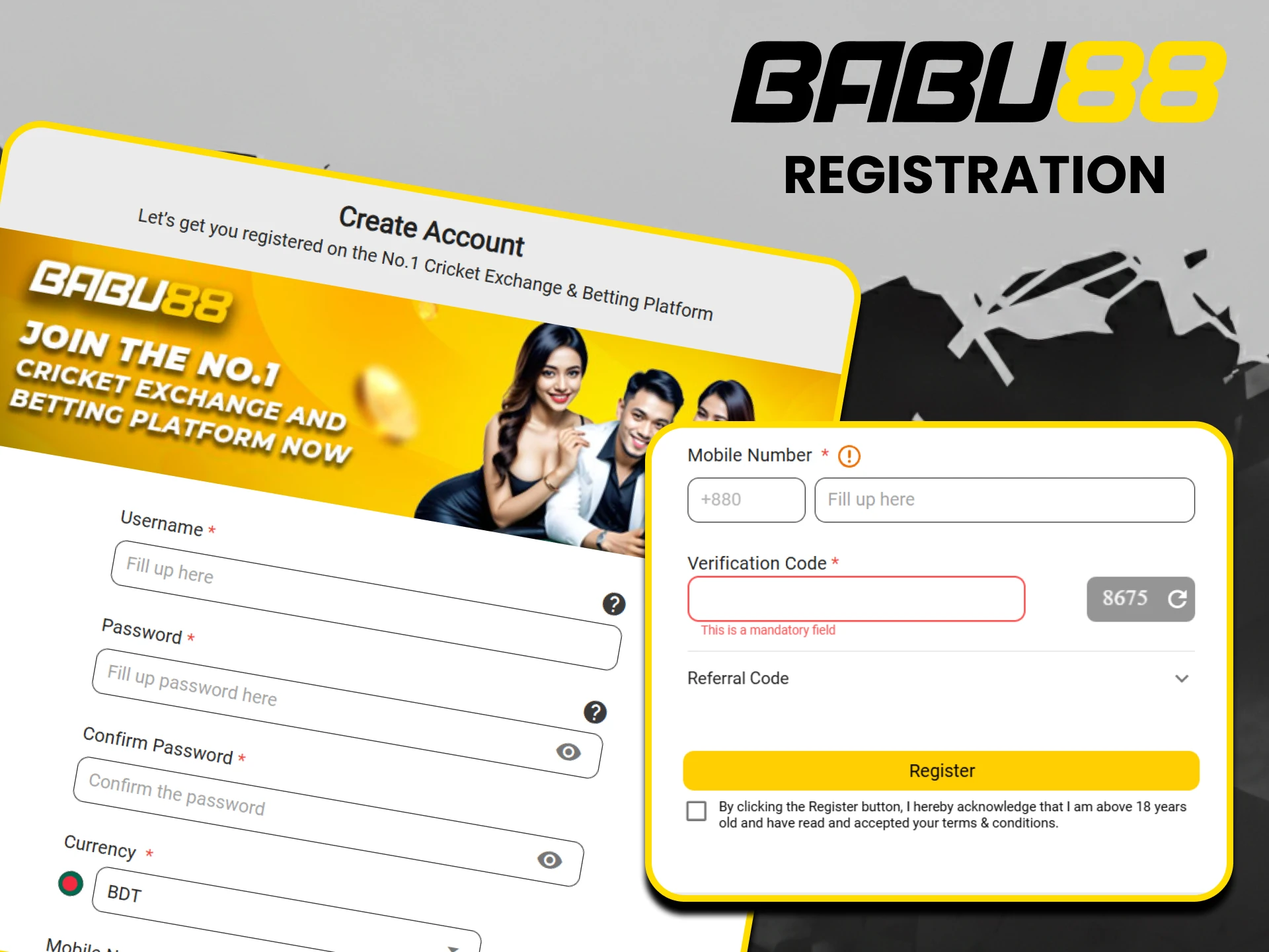 Be sure to register on Babu88.