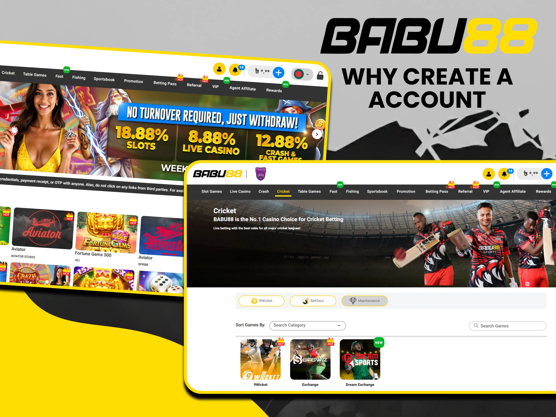 By creating an account on Babu88, you will have access to a wide range of opportunities.