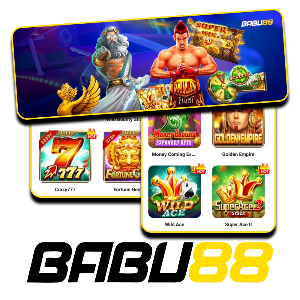 Choose Slots from the Babu88 website.