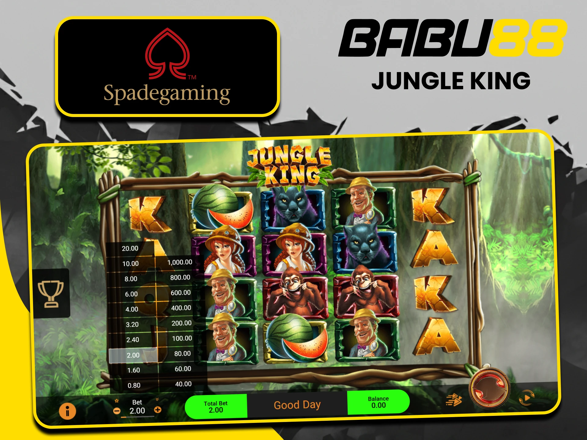 Choose Junglу King to play at Babu88.